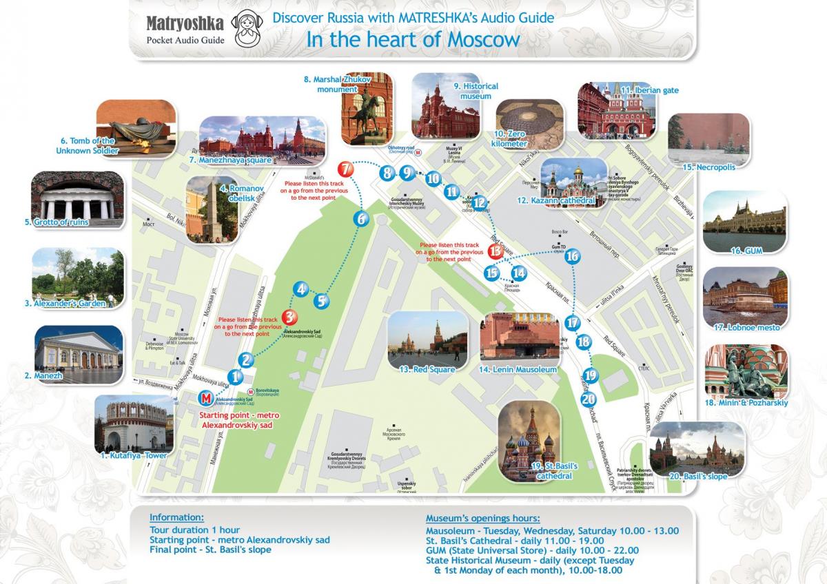 Mosca di viaggio mappa