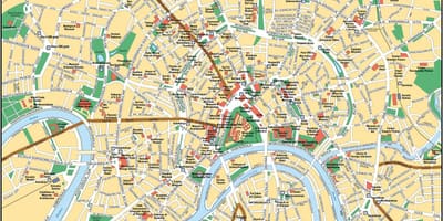 Moskva mappa della città