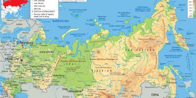 Russia Mosca la mappa